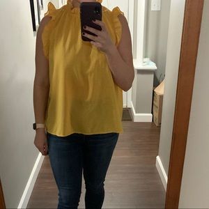 Frilled Shoulder Tank